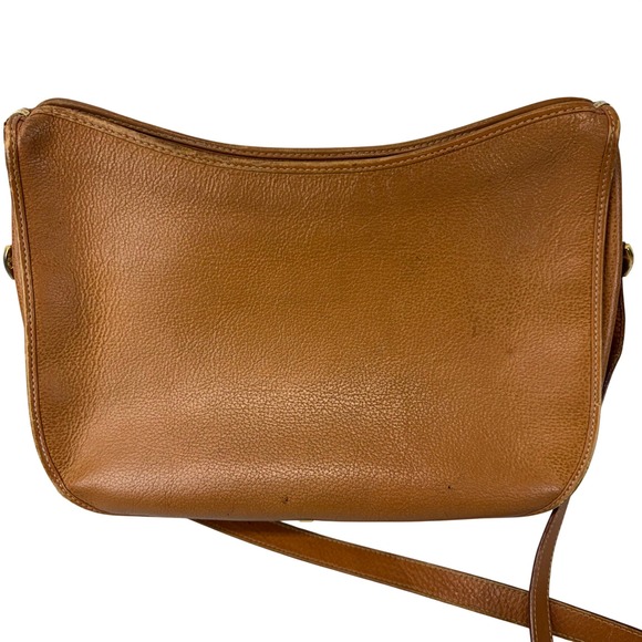 Vintage ~1980s Gucci Tan Brown Leather Shoulder Bag Authenticated Rehab Project - Picture 6 of 16